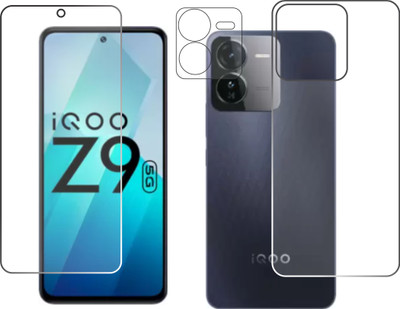 chakoor Front and Back Tempered Glass for IQOO Z9 5g(Pack of 3)