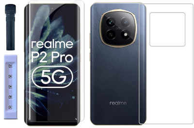 4 YARDS Front and Back Tempered Glass for Realme P2 Pro 5G(Pack of 1)