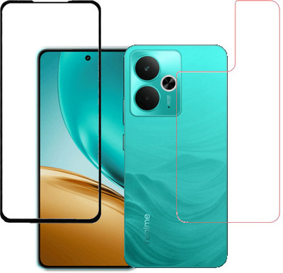 HOBBYTRONICS Front and Back Tempered Glass for Realme 14T(Pack of 1)