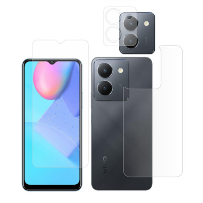 Ten To 11 Front and Back Tempered Glass for ViVO Y36, ViVO Y36 [With Rear Camera Lens Guard](Pack of 3)