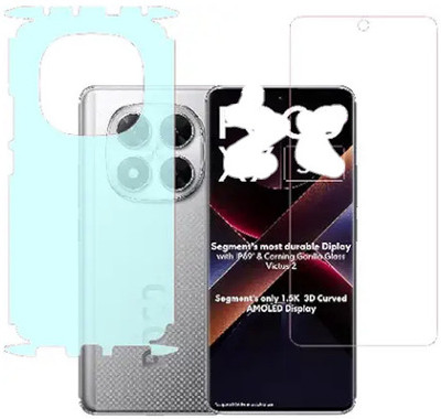 MUTAALI Front and Back Tempered Glass for Poco X7(Pack of 1)