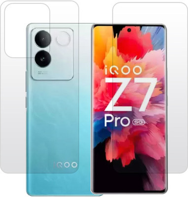 ECMERED Front and Back Screen Guard for IQOO Z7 Pro 5G, IQOO Z7 Pro(Pack of 1)