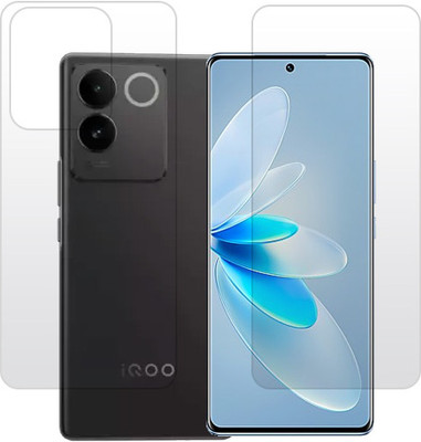 HOBBYTRONICS Front and Back Tempered Glass for IQOO Z7 Pro 5G, IQOO Z7 Pro(Pack of 1)