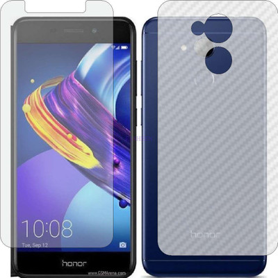Fasheen Front and Back Tempered Glass for HUAWEI HONOR 6C PRO (Front Matte Finish & Back 3d Carbon Fiber)(Pack of 2)