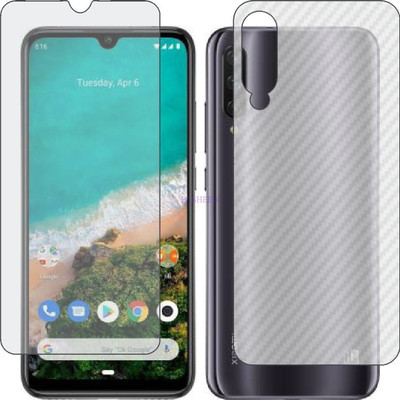 Fasheen Front and Back Tempered Glass for XIAOMI REDMI A3 (Front Matte Finish & Back 3d Carbon Fiber)(Pack of 2)
