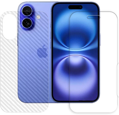 DB Front and Back Tempered Glass for APPLE IPHONE 16 5G(Pack of 2)