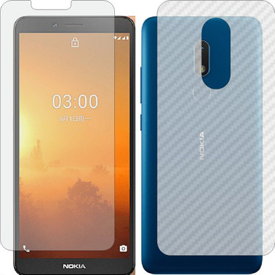 MOBART Front and Back Tempered Glass for NOKIA C3 2020(Pack of 2)