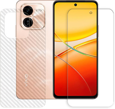 MUTAALI Front and Back Tempered Glass for vivo Y37 Pro 5G FRONT AND BACK SCREEN PROTECTOR(Pack of 1)