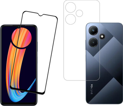 Ten To 11 Front and Back Tempered Glass for Infinix Hot 30i(Pack of 2)