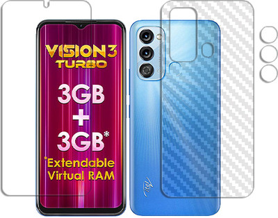 SOMTONE Front and Back Tempered Glass for itel Vision 3 Turbo FRONT BACK SCREEN GUARD(Pack of 1)