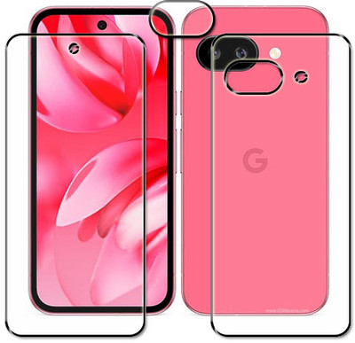 tombik Front and Back Tempered Glass for 8wd-Google Pixel 9a-fb,lens(Pack of 3)