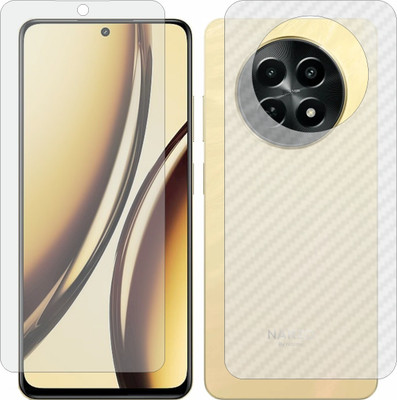 MOBART Front and Back Tempered Glass for Realme Narzo N65(Pack of 2)