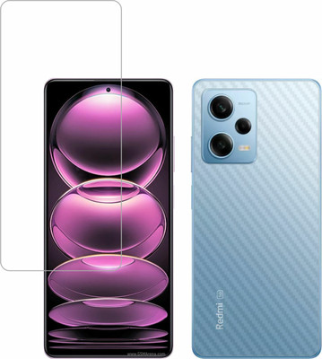 Vatsin Front and Back Tempered Glass for Redmi Note 12 Pro+ 5G, Redmi Note 12 Pro+ 5G [Back Carbon Fiber](Pack of 2)