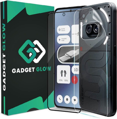 Gadget Glow Front and Back Tempered Glass for Nothing Phone 2A 5G, Nothing 2A 5G, Nothing 2A, Nothing Phone 2A, 2A 5G, ( 1 OG Tempered Glass with 1 Back Screen Guard )(Pack of 2)