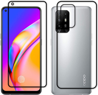 SOMTONE Front and Back Tempered Glass for OPPO F19 PRO PLUS(Pack of 1)