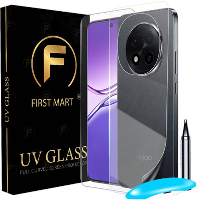 FIRST MART Front and Back Tempered Glass for Oppo F29 Pro 5G, Oppo F29 Pro, UV Tempered Glass and Back Nano Fiber Membrane(Pack of 2)