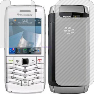 Fasheen Front and Back Tempered Glass for BLACKBERRY PEARL 9105 (Front Matte Finish & Back 3d Carbon Fiber)(Pack of 2)