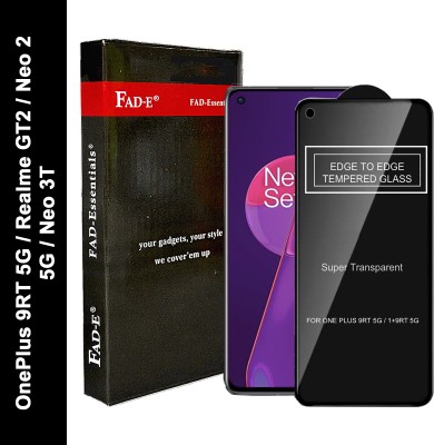 FAD-E Edge To Edge Tempered Glass for OnePlus 9RT 5G, OnePlus 9RT, Realme GT Neo 2 5G, Realme GT2, Realme GT Neo 3T(Pack of 1)