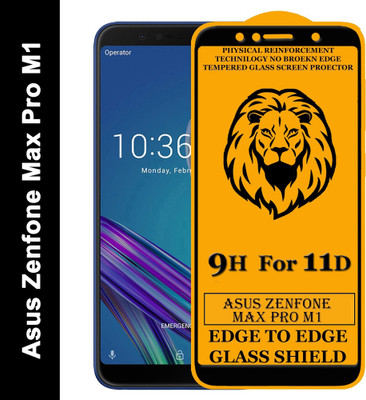 SEVEN7STAR Edge To Edge Tempered Glass for Asus Zenfone Max Pro M1(Pack of 1)