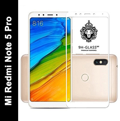 iZAP Edge To Edge Tempered Glass for Mi Redmi Note 5 Pro(Pack of 1)
