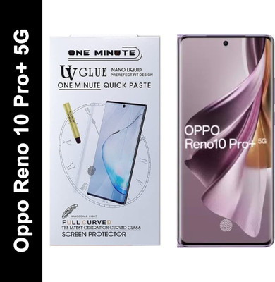 GadgetM Edge To Edge Tempered Glass for Oppo Reno 10 Pro Plus 5G, Oppo Reno 10 Pro+ 5G(Pack of 1)