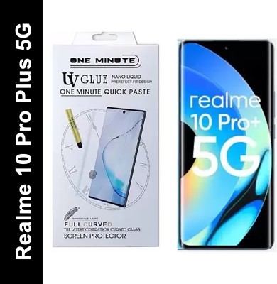 GadgetM Edge To Edge Tempered Glass for Realme 10 Pro+ 5G, Realme 10 Pro Plus 5G(Pack of 1)