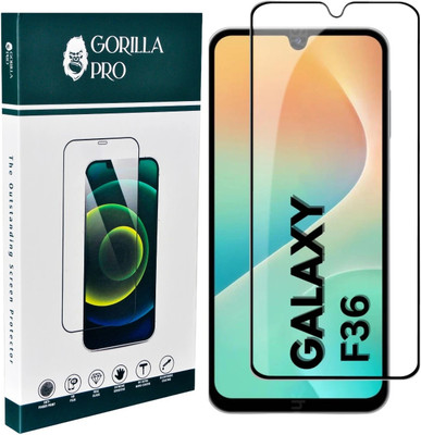 GORILLA PRO Edge To Edge Tempered Glass for Samsung Galaxy F36 5G, Samsung-Galaxy M36 5G(Pack of 1)