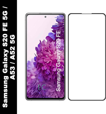 EITANSHA CREATION Edge To Edge Tempered Glass for Samsung Galaxy A52 5G, Samsung Galaxy A53 5G, Samsung Galaxy S20 FE 5G(Pack of 1)