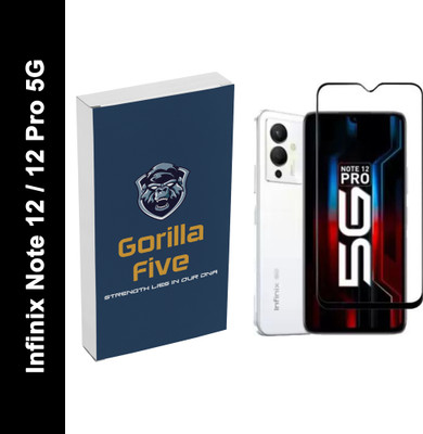 GORILLA FIVE Tempered Glass Guard for : Infinix Note 12-5G, Infinix Note 12 Pro 5G(Pack of 1)