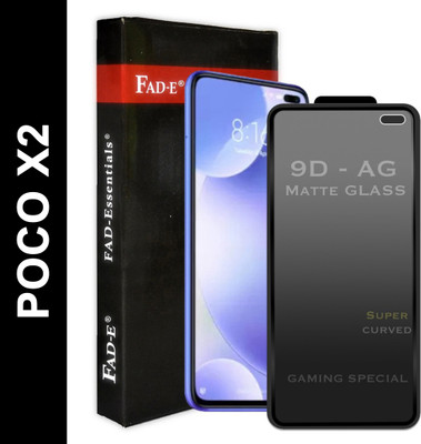 FAD-E Edge To Edge Tempered Glass for POCO X2(Pack of 1)