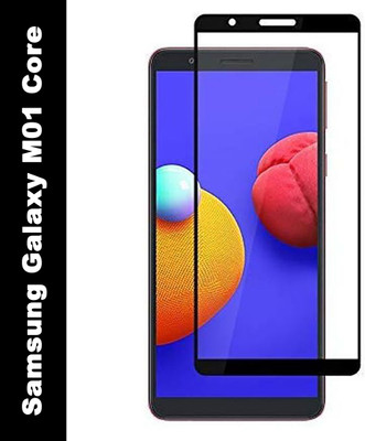 DMJHP Edge To Edge Tempered Glass for Samsung Galaxy M01 Core(Pack of 1)