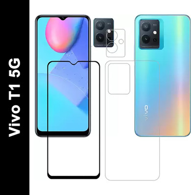 FINCH Front and Back Tempered Glass for VIVO T1 5G(Pack of 3)
