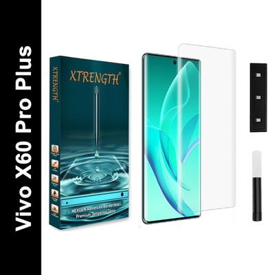 XTRENGTH Edge To Edge Tempered Glass for Vivo X60 Pro Plus(Pack of 1)