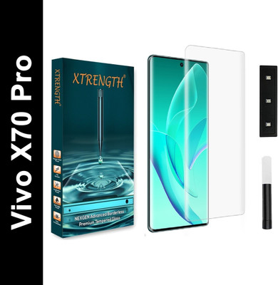XTRENGTH Edge To Edge Tempered Glass for Vivo X70 Pro(Pack of 1)