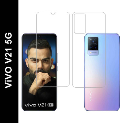Vatsin Front and Back Screen Guard for ViVO V21 5G(Pack of 2)