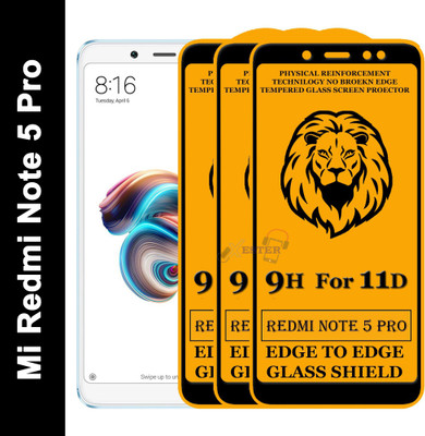 Xester Edge To Edge Tempered Glass for Mi Redmi Note 5 Pro(Pack of 3)