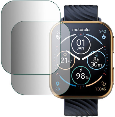 hirdesh Impossible Screen Guard for Motorola Moto Watch 200(Pack of 2)