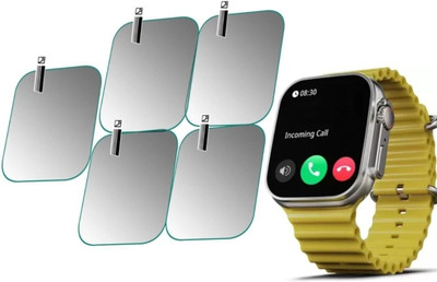 DB Impossible Screen Guard for BOULT CROWN 1.95 SMART WATCH SCREEN GUARD (PACK OF 5)(Pack of 5)