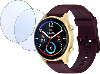 AHWAVEEDA Impossible Screen Guard for Protective Ultra Clear Unbreakable Smartwatch Screen Protector for NoiseFit Twist Smart Watch(Pack of 2)
