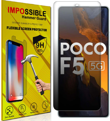 FCS Impossible Screen Guard for Xiaomi Poco F5 Front (Matte)(Pack of 1)
