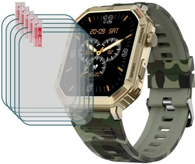DOWRVIN Impossible Screen Guard for FIRE- BOLTT COMMANDO 1.95 AMODED BLUETOOTH CALLING SMART WATCH (PACK OF 5)(Pack of 5)