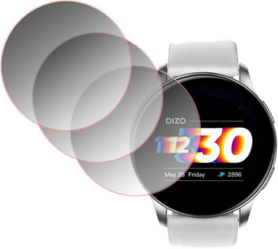 hirdesh Impossible Screen Guard for DIZO WATCH R(Pack of 3)