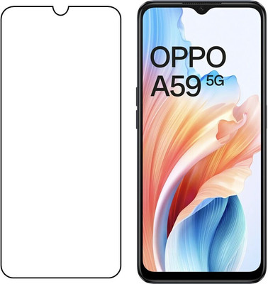 Fit size Impossible Screen Guard for Tempered glass plastic screen gaurd Fiber oppo A59 5g(Pack of 1)