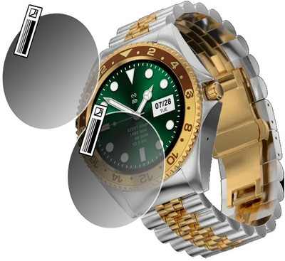 daffin Impossible Screen Guard for Fire Boltt Quantum 2(Pack of 2)