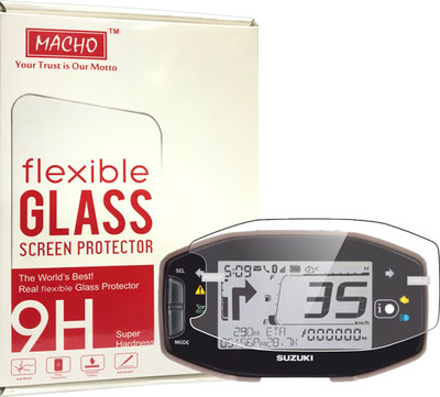 MACHO - YOUR TRUST IS OUR MOTTO Impossible Screen Guard for Suzuki Burgman Street / Avenis / Access 125, Unbreakable Glossy Finished Screen Protector Screen Guard(Pack of 1)