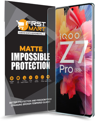 FIRST MART Edge To Edge Screen Guard for IQOO Z7 Pro 5G, IQOO Z7 Pro, Z7 Pro 5G, (Matte Finish)(Pack of 1)