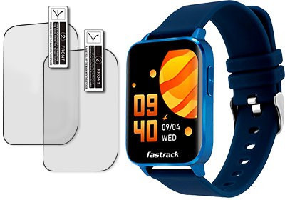SOMTONE Impossible Screen Guard for Fastrack Reflex Curv Smartwatch(Pack of 2)