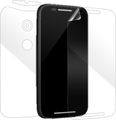 INDIKAN Front and Back Screen Guard for Motorola Moto E (1st Gen)(Pack of 1)
