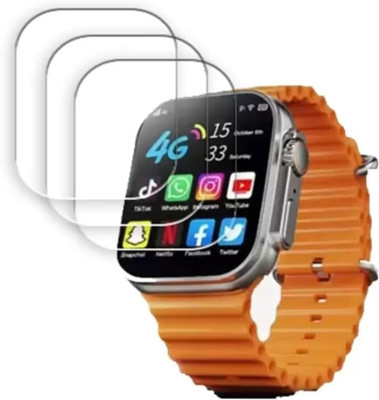 DB Impossible Screen Guard for T800 BLUETOOTH CALLING IP67 SMART WATCH SCREEN GUARD( PACK OF 3)(Pack of 3)
