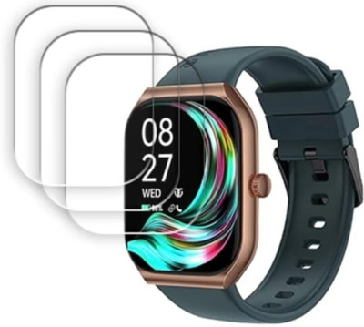 KHWABEEDA Impossible Screen Guard for TITAN WATCH 3 1.96 SMART WATCH SCREEN GUARD ( PACK OF 3)(Pack of 3)